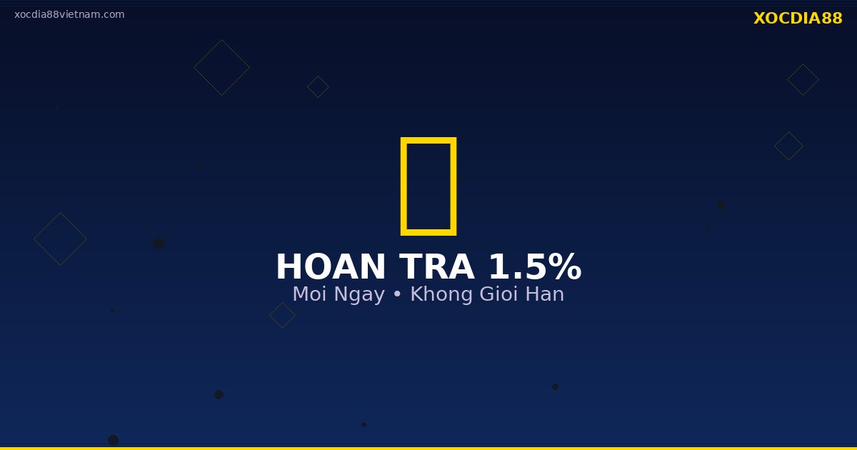 Hoàn trả cược 1.2% mỗi ngày